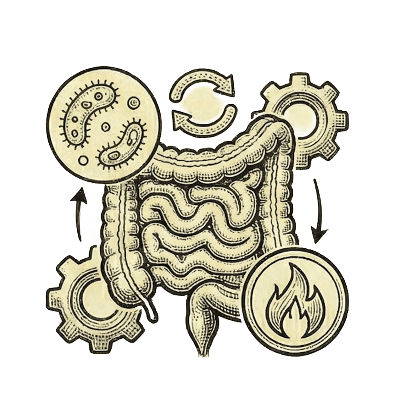 Probiotic & Metabolism Strips metabolism benefit illustration