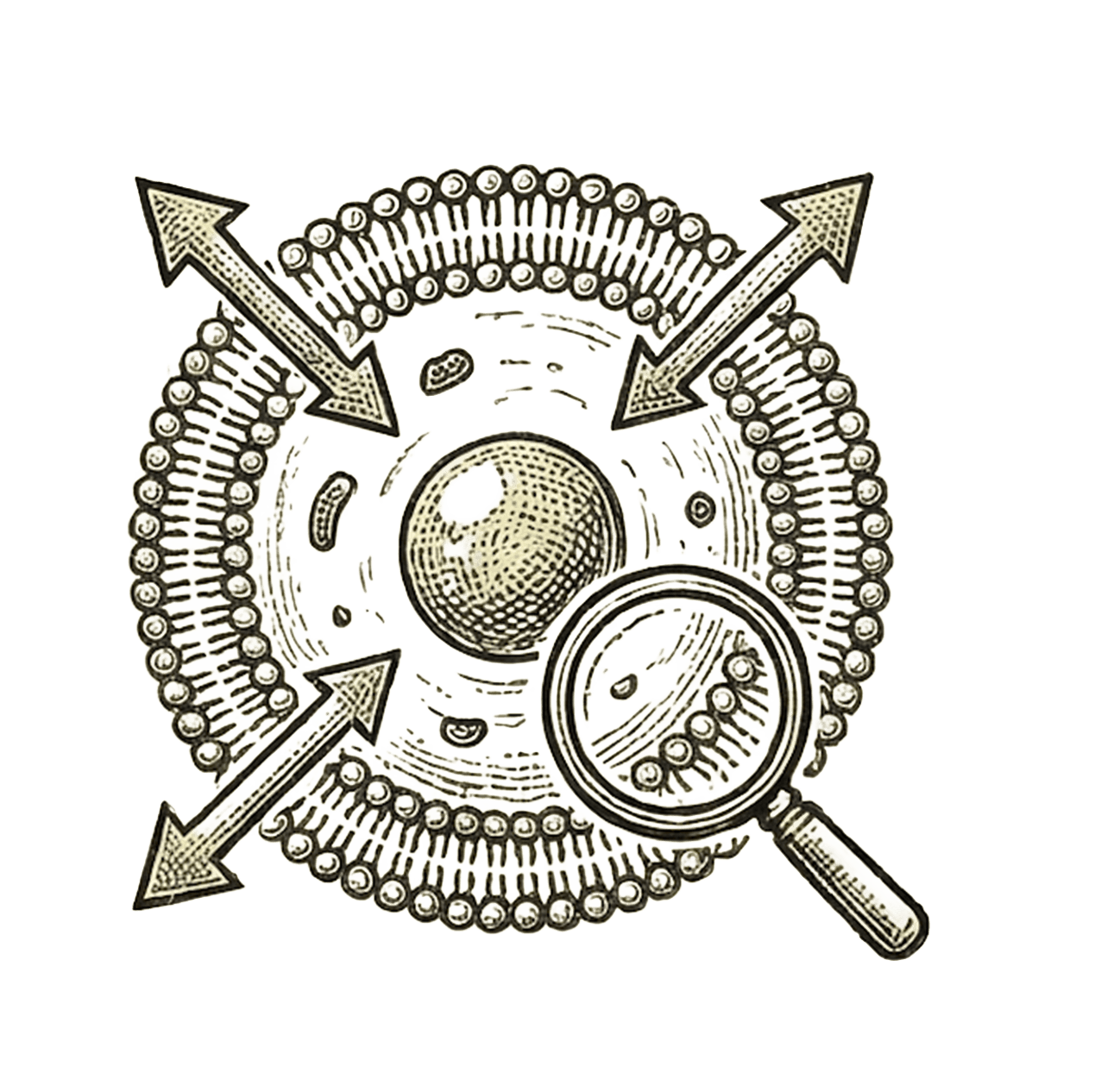 Organic Lion's Mane Mushroom polysaccharide content illustration