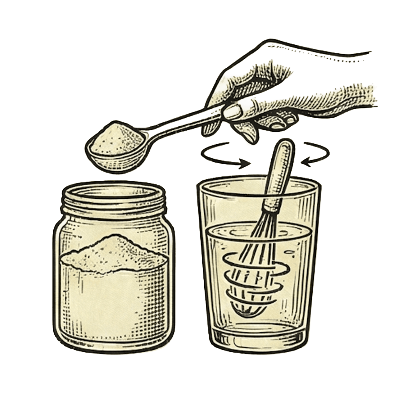 Pure Colostrum powder convenience benefit illustration